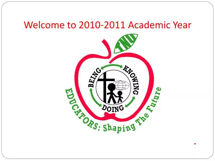 welcome to 2010 2011 academic year