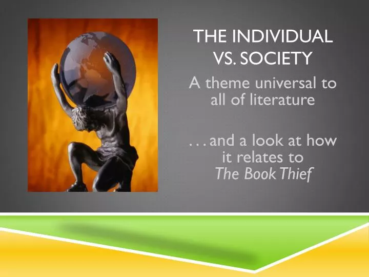 the individual vs society