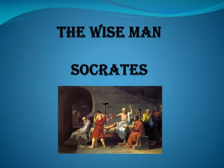 the wise man socrates