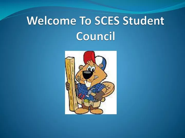 welcome to sces student council