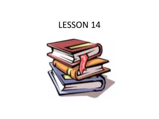 LESSON 14