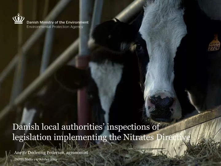 danish local authorities inspections of legislation implementing the nitrates directive