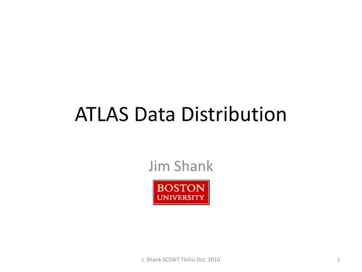 atlas data distribution