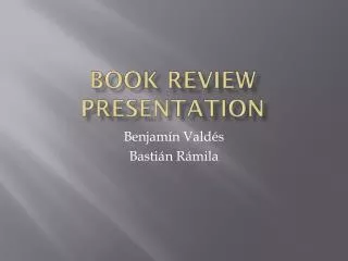 Book review presentation