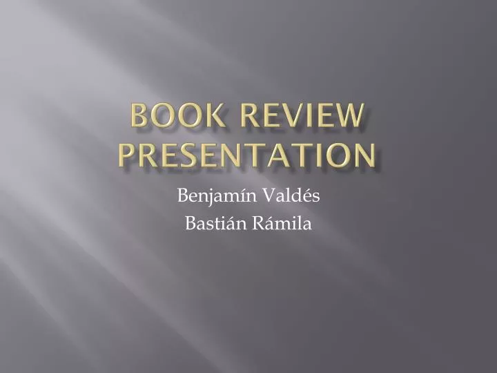book review presentation