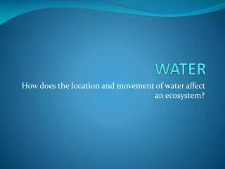 WATER