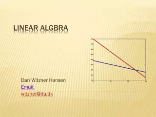 Linear algbra