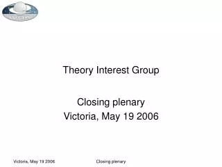 Theory Interest Group