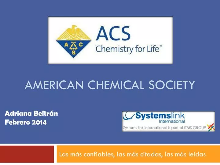 american chemical society