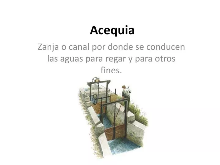 acequia