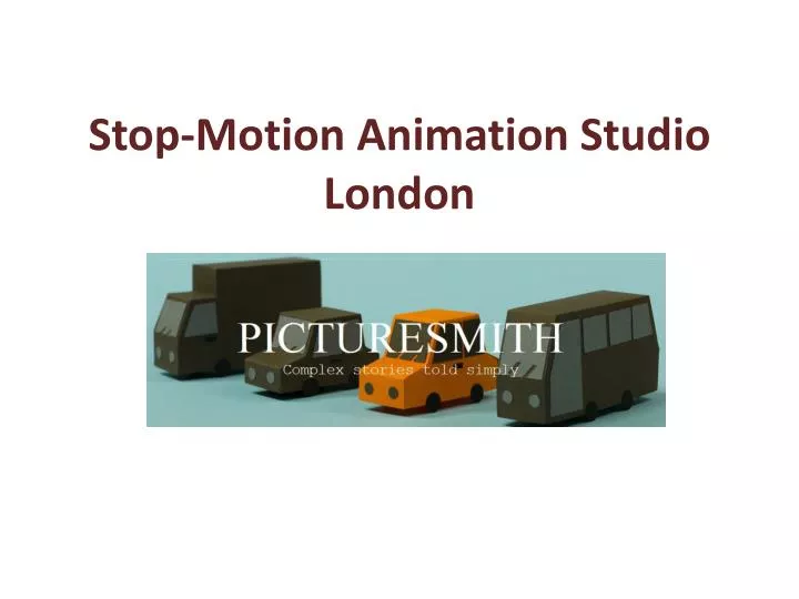 stop motion animation studio london
