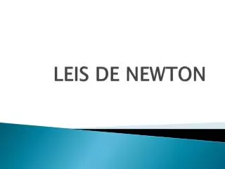 leis de newton