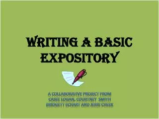 Writing a Basic Expository