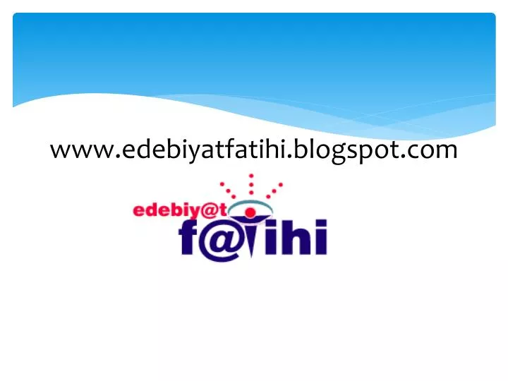 www edebiyatfatihi blogspot com