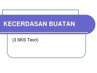 kecerdasan buatan