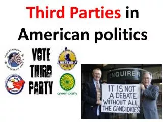Third Parties in American politics