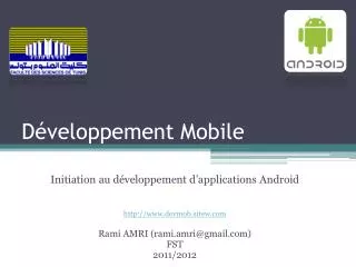 d veloppement mobile