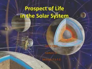 Prospect of Life in the Solar System