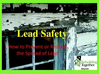 Lead Safety
