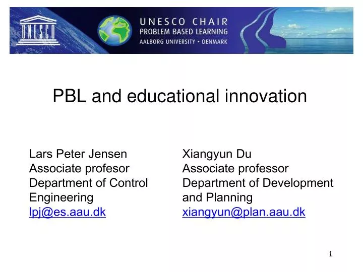 pbl and educational innovation