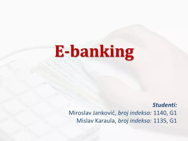 e banking