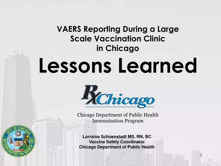 vaers reporting during a large scale vaccination clinic in chicago lessons learned