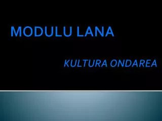 kultura ondarea