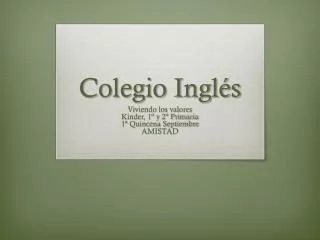 colegio ingl s
