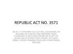 REPUBLIC ACT NO. 3571 - slide 1