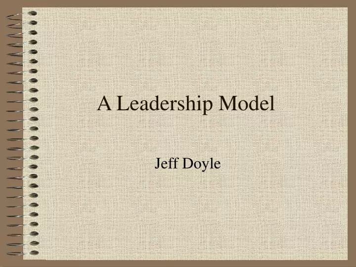 a leadership model