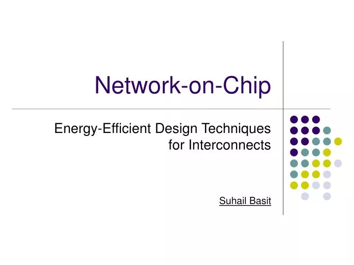 network on chip