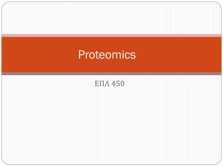 proteomics