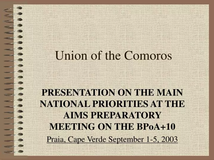 union of the comoros