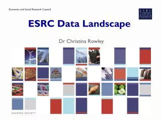 ESRC Data Landscape