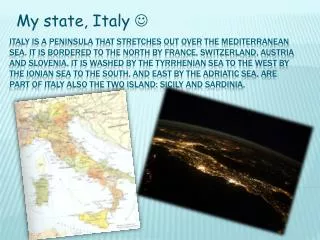 my state italy