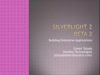 Silverlight 2 beta 2