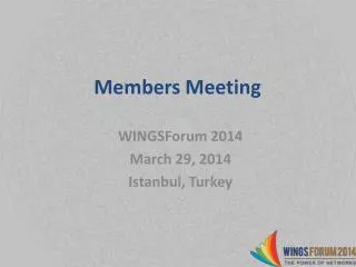 Members Meeting