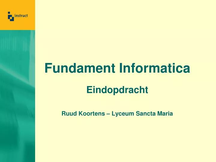 fundament informatica