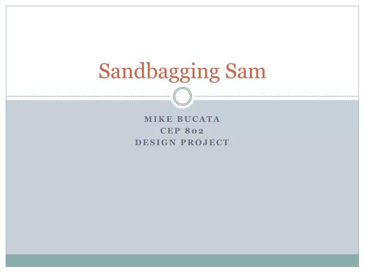 sandbagging sam