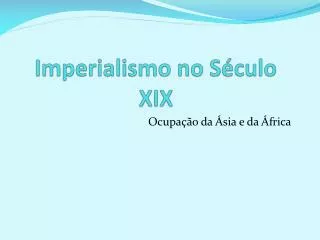 imperialismo no s culo xix
