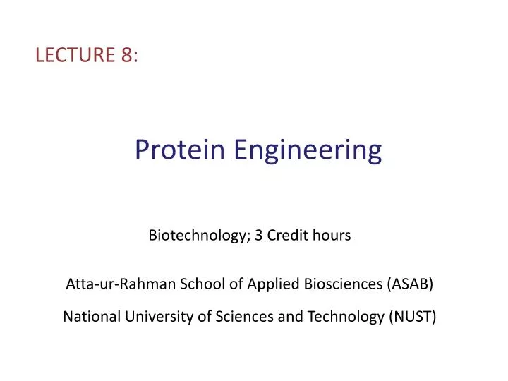 protein engineering