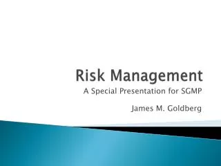 Risk Management