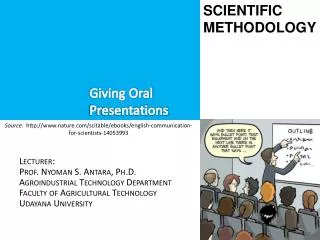 Giving Oral Presentations