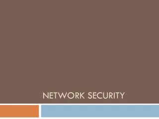 Network security