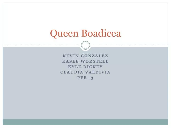 queen boadicea