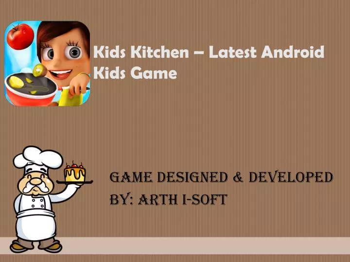 kids kitchen latest android kids game