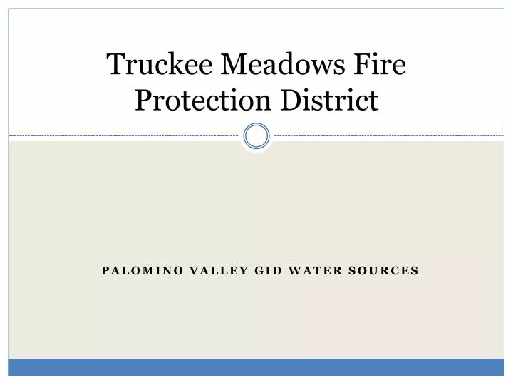truckee meadows fire protection district