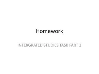 Homework