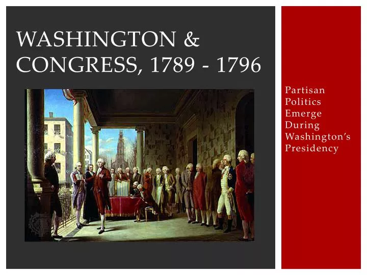 washington congress 1789 1796
