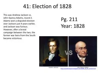 41: Election of 1828